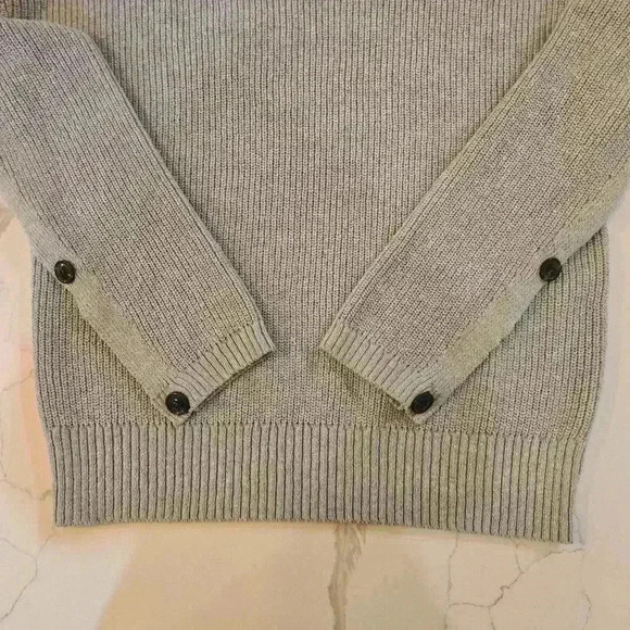 Kavu Lena Crewneck  Oversized Pullover Sweater Gray Womens Size Medium - Picture 3 of 9